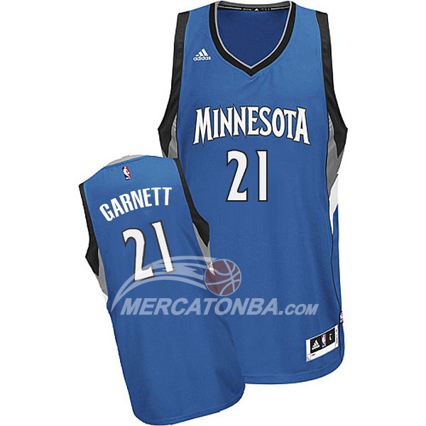 Maglia NBA Garnett Minnesota Timberwolves Azul